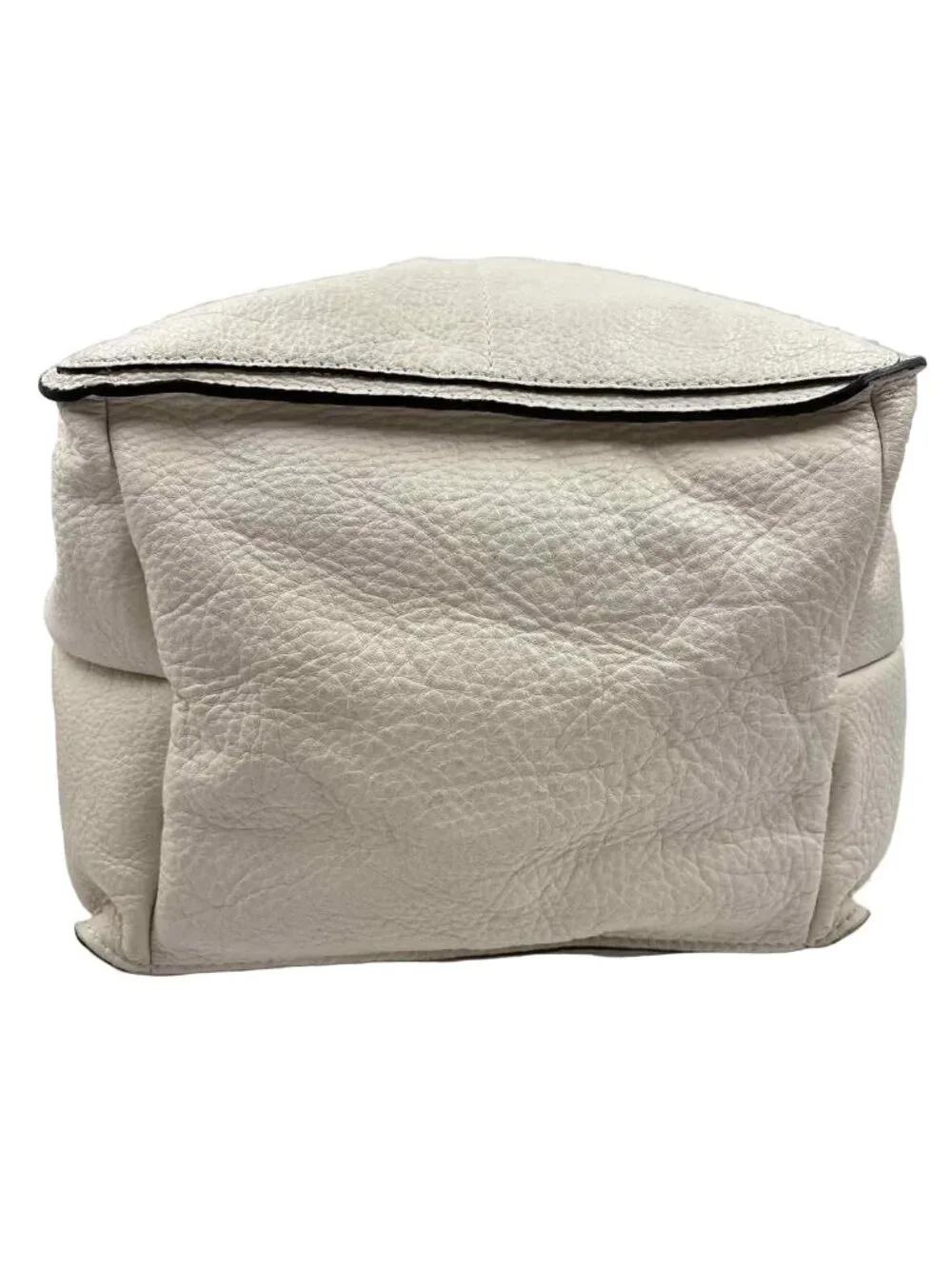 RAG & BONE Cream White Leather LOGAN Hobo Shopper Shoulder Bag Purse